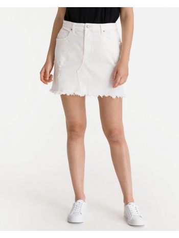 replay skirt white 98% cotton, 2% elastane σε προσφορά