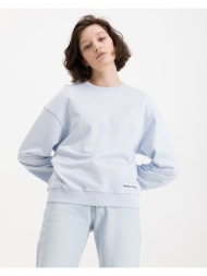 replay sweatshirt blue 100 % organic cotton
