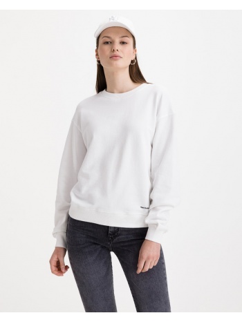 replay sweatshirt white 100 % organic cotton σε προσφορά