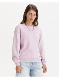replay sweatshirt pink 100 % organic cotton