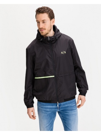 armani exchange blouson jacket black top -  100% polyester σε προσφορά