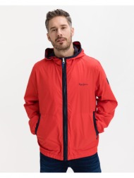 pepe jeans robert jacket red top -  100% polyester