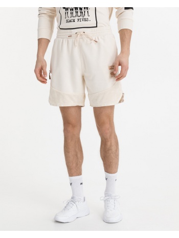 puma black fives shorts beige 100% cotton σε προσφορά