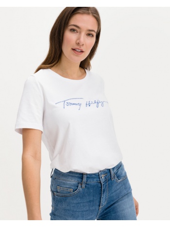 tommy hilfiger t-shirt white 100 % organic cotton σε προσφορά