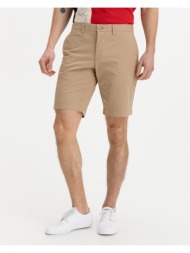 lacoste marine short pants beige 98% cotton, 2% elastane