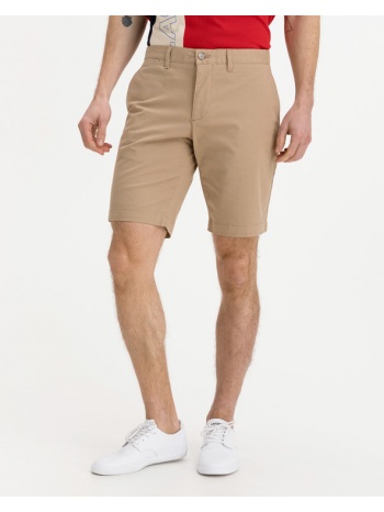 lacoste marine short pants beige 98% cotton, 2% elastane σε προσφορά