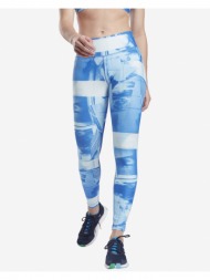 reebok lux bold leggings blue 85 % recycled polyester, 15 % elastane