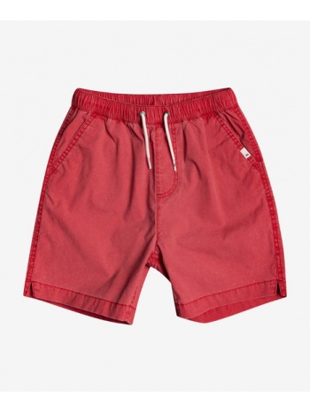 quiksilver taxer kids shorts red 98% cotton, 2% elastane σε προσφορά