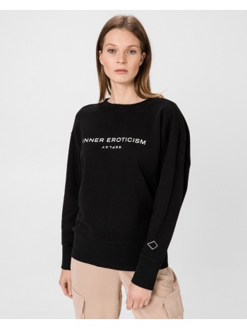 replay sweatshirt black 100% cotton