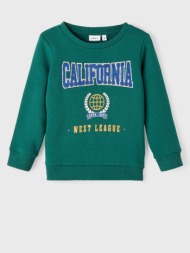 name it lauge kids sweatshirt green 60% cotton, 40% polyester