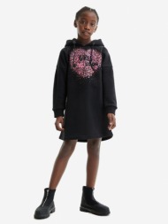 desigual ariza kids dress black 88% cotton, 12% polyester