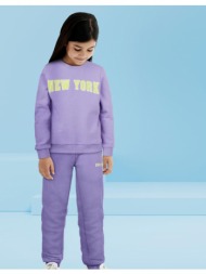 name it lola kids sweatshirt violet 60% cotton, 40% polyester
