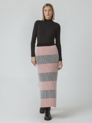 skfk leizuri skirt pink wool, lyocell, recycled polyamide