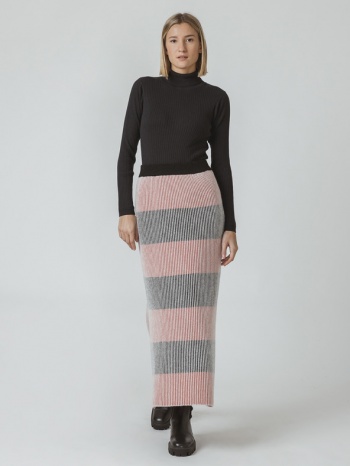 skfk leizuri skirt pink wool, lyocell, recycled polyamide σε προσφορά