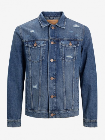 jack & jones jean jacket blue 100% cotton