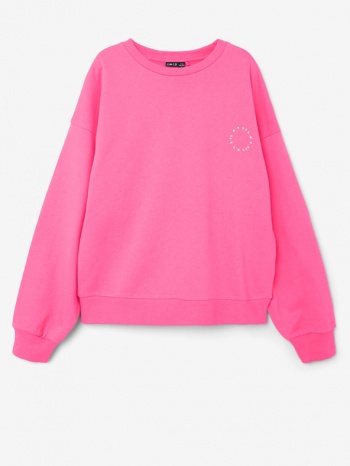 name it kolid kids sweatshirt pink 100% cotton σε προσφορά