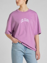 lee t-shirt pink 100 % organic cotton