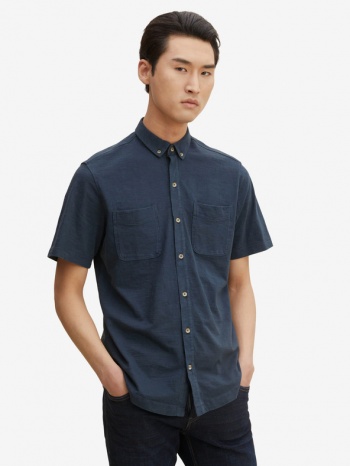 tom tailor shirt blue 100% cotton σε προσφορά