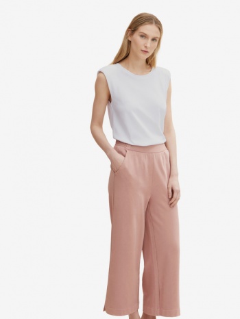 tom tailor trousers pink 100% cotton σε προσφορά