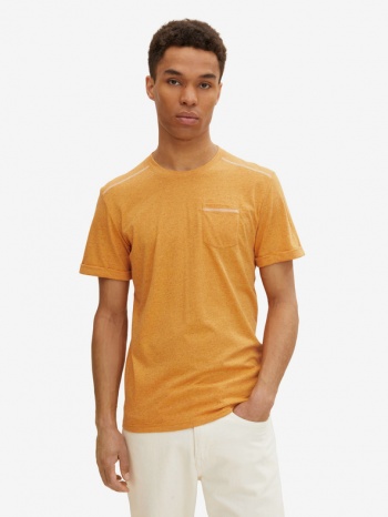 tom tailor t-shirt orange 75% polyester, 25% cotton