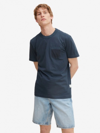 tom tailor t-shirt blue 100% cotton σε προσφορά