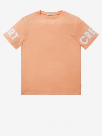 tom tailor kids t-shirt orange 100% cotton σε προσφορά