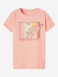 name it mtv kids t-shirt pink 95 % organic cotton, 5 % elastane