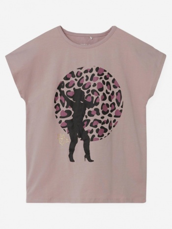 name it just dance kids t-shirt pink 95% cotton, 5% elastane σε προσφορά