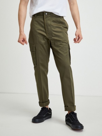 diesel jared trousers green 100% cotton σε προσφορά
