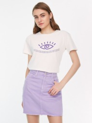 trendyol skirt violet 100% cotton