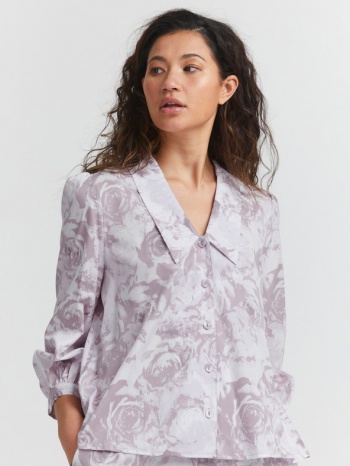 ichi shirt violet 63% viscose, 37% polyester σε προσφορά