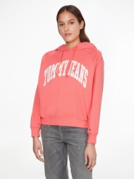 tommy jeans sweatshirt pink 70 % cotton, 30 % recycled polyester