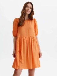 top secret dresses orange 100% viscose