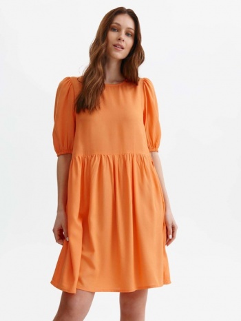 top secret dresses orange 100% viscose σε προσφορά
