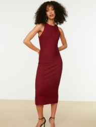trendyol dresses red 87% polyester, 13% elastane