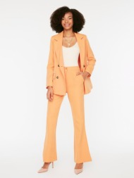 trendyol trousers orange 86 % polyester, 14 % elastane