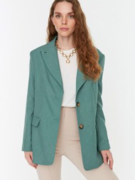 trendyol jacket green 100% polyester