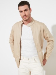 trendyol jacket beige 100% cotton