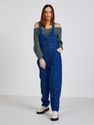 lee mom bib trousers with braces blue 100% cotton