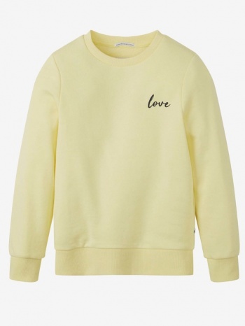 tom tailor kids sweatshirt yellow 60% cotton, 40% polyester σε προσφορά