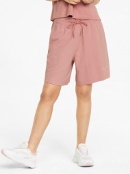 puma shorts pink 57% cotton, 40% recycled polyester, 3% elastane