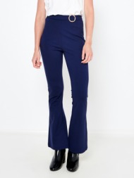 camaieu trousers blue 67% viscose, 28% nylon, 5% elastane
