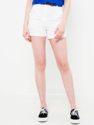 camaieu short pants white 98% cotton, 2% elastane