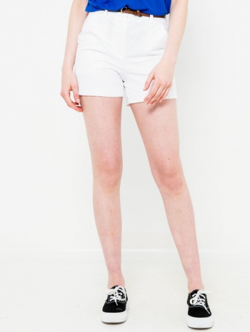 camaieu short pants white 98% cotton, 2% elastane σε προσφορά
