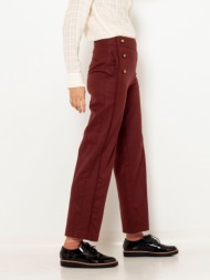 camaieu trousers brown 64% polyester, 34% viscose, 2% elastane