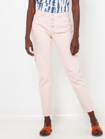 camaieu trousers pink 100% cotton σε προσφορά