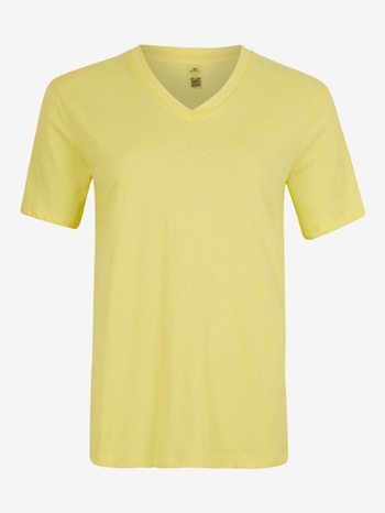 o`neill t-shirt yellow 60% cotton, 40% recycled polyester σε προσφορά