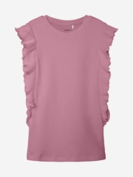 name it heniz kids t-shirt pink 95% cotton, 5% elastane