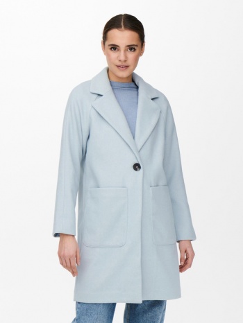 only victoria coat blue 50 % recycled polyester, 50 % σε προσφορά