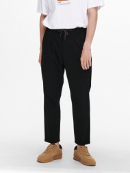 only & sons dew chino trousers black 98% cotton, 2% elastane